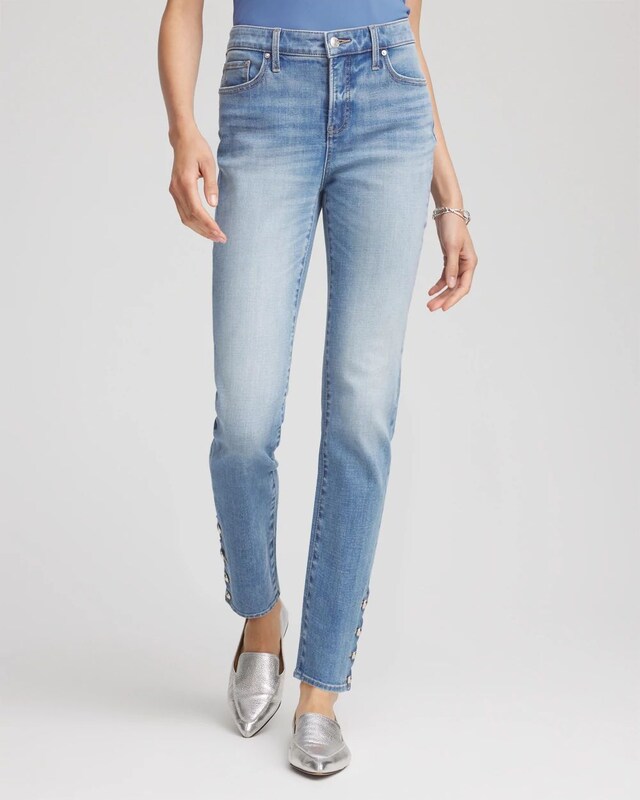 Girlfriend Slim Ankle Jeans - image 1